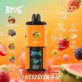 ATVS® Extreme: 60 000 zaciągnięć, atomizer 4 w 1 z rzepem. | Musująca cola wiśniowa | Mieszane jagody | Truskawka-kiwi | Żelki arbuzowe |