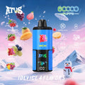 ATVS® Extreme: 60 000 zaciągnięć, waporyzator 4 w 1 z rzepem.|BLUE RAZZ CHERRY|MALINA-MELON|ŻELKI|MANGO GRAPE|.